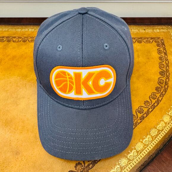 NBA OKC Hoops Oklahoma City Thunder Basketball Snapback Hat NEW - Picture 2 of 8
